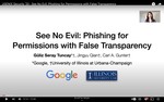See No Evil: Phishing for Permissions with False Transparency on Android